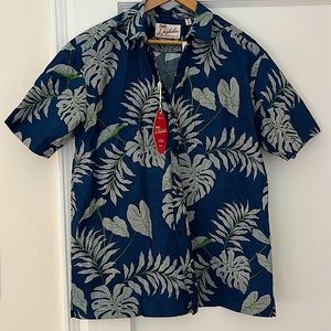 NWT KAHALA Men’s Medium tropical Hawaiian button down shirt